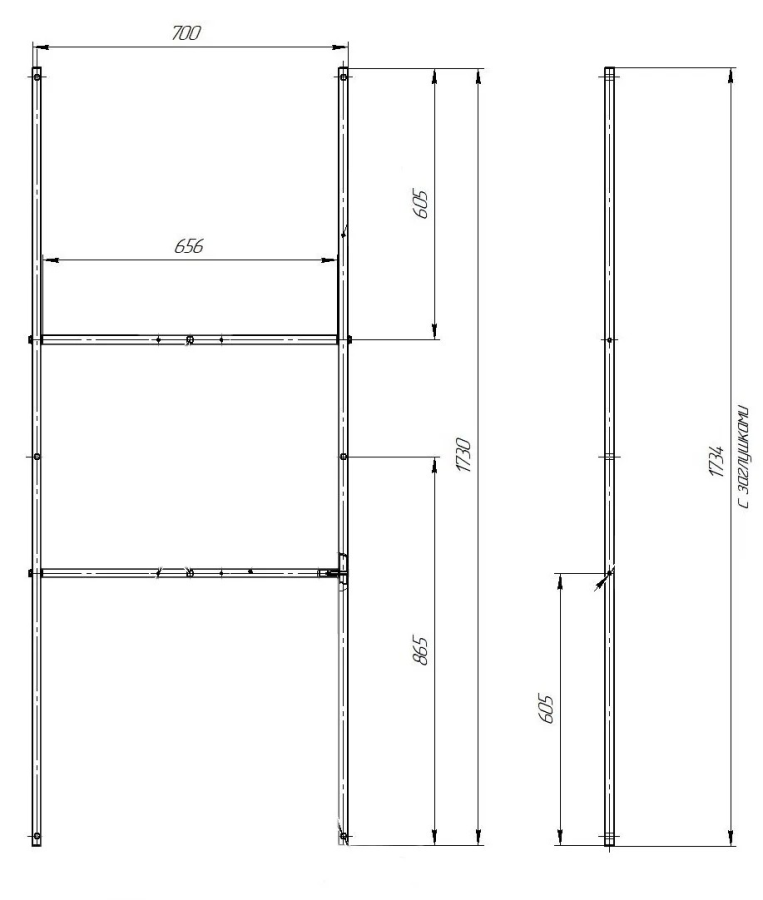 Marka One Prime Каркас для ванны 03пу1875