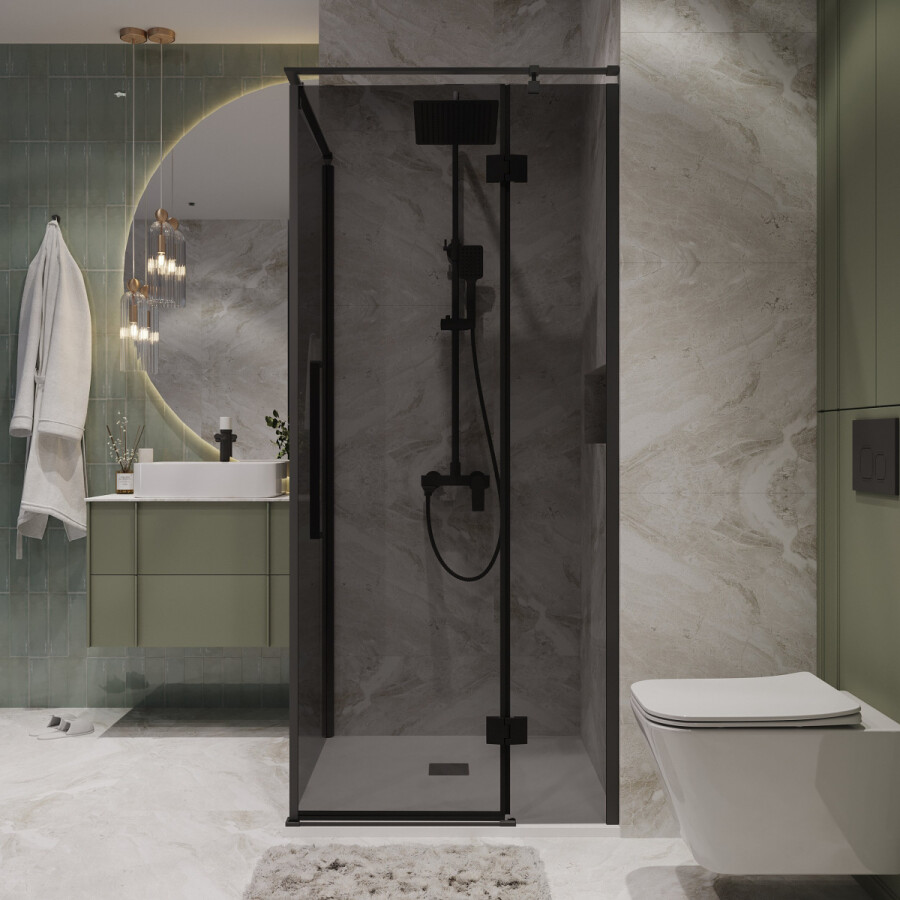 Душевой угол 90x90 Niagara Nova NG 2831-34BLACK