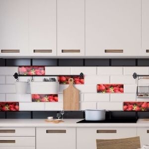 Газкерамика Beveled Tile Raspberry 20х30см декор-панно из 2 шт глянцевый