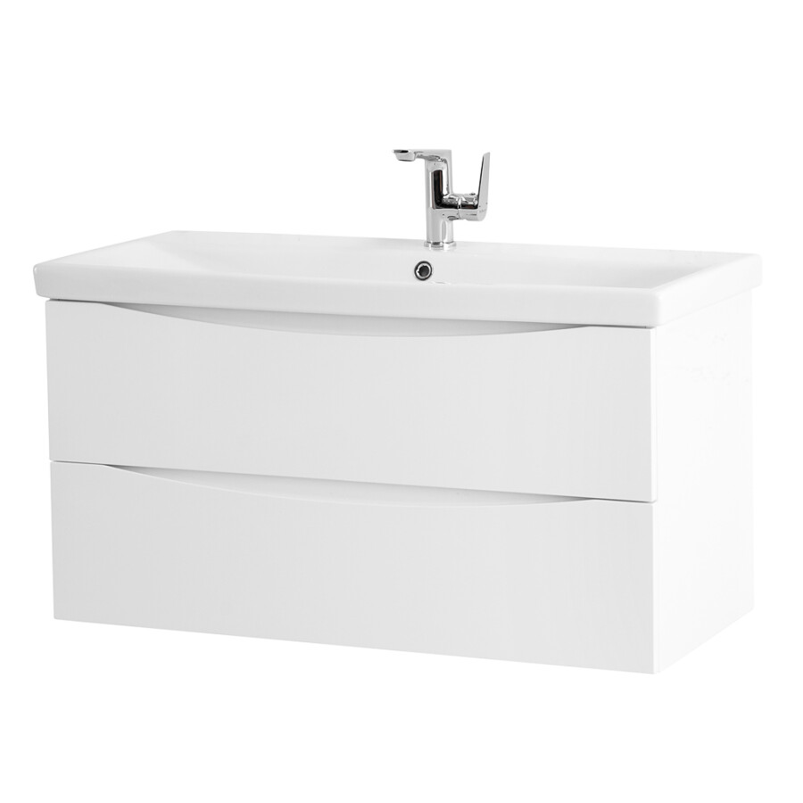 BelBagno MARINO-CER-900-2C-SO-BL-P Тумба подвесная с раковиной