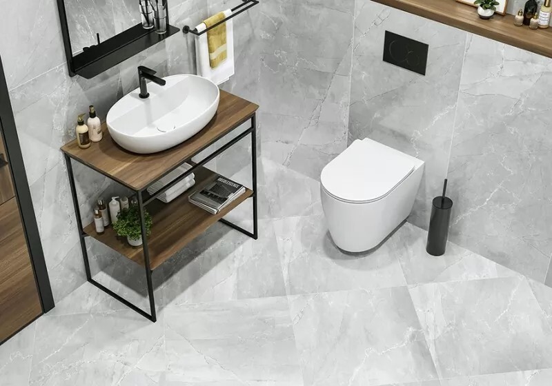 Керамогранит 60120AMB15P LCM Armani Marble Gray Полированный 600 x 1200 x 7 мм.