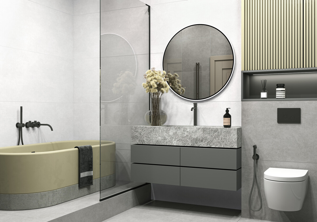 Alma Ceramica Бетон Про / Beton PRO Керамогранит 600 x 1200 x 8.5 GFU60120BTP00R