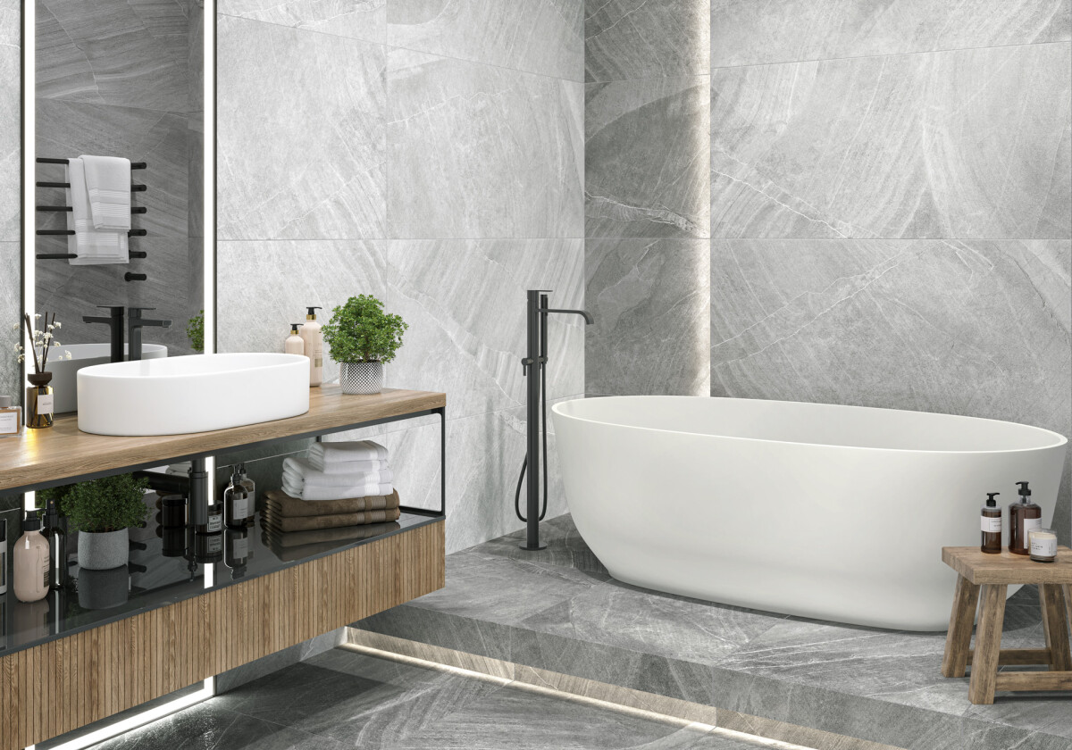 Delacora Rock Steel Керамогранит 600 x 600 x 9.5 D60204M