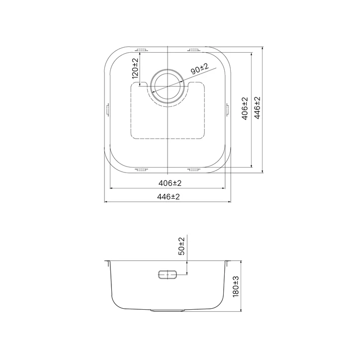 Iddis Mate мойка кухонная универсального монтажа MAT44S0i77