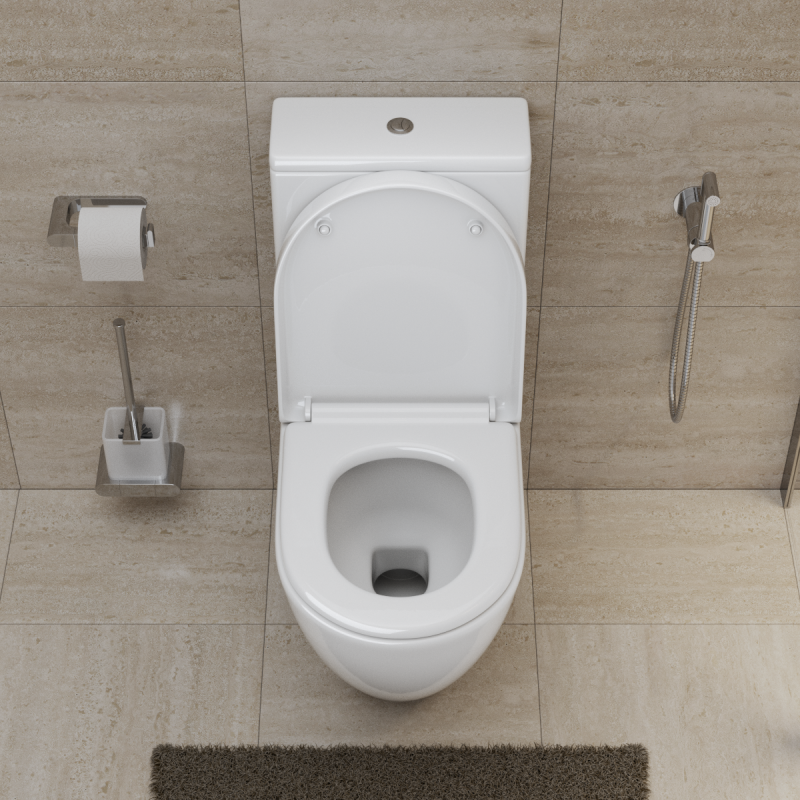Унитаз-компакт безободковый BelBagno SFERA-TOR BB2141CP-TOR BB2141T
