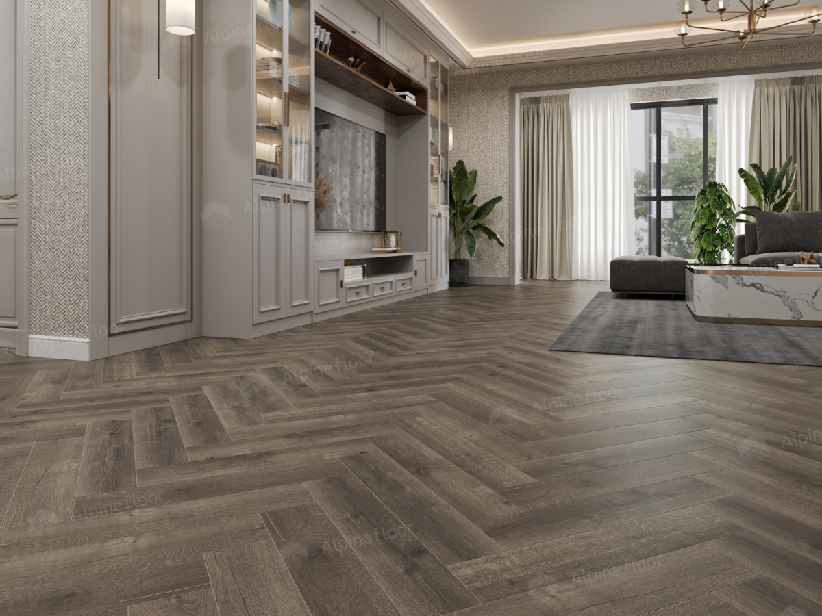 Alpine Floor Parquet Light SPC ламинат Дуб Антарес ECO 13-19AB-R 600 х 125 х 4мм