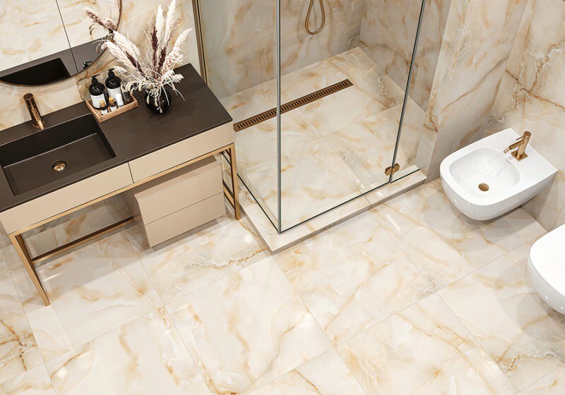 Керамогранит 6060MOS21P LCM Moonstone Gold Полированный 600 x 600 x 8 мм.