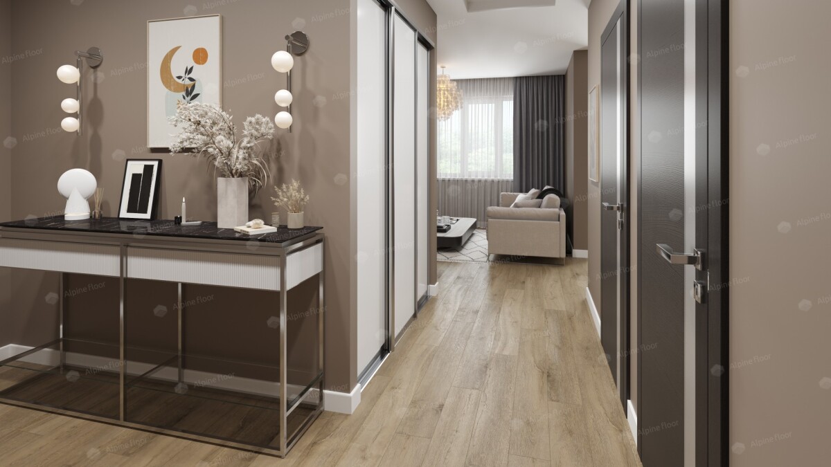 Alpine Floor Premium XL ABA SPC ламинат Дуб Млечный ECO 7-13 ABA New 1524 х 180 x 8 mm