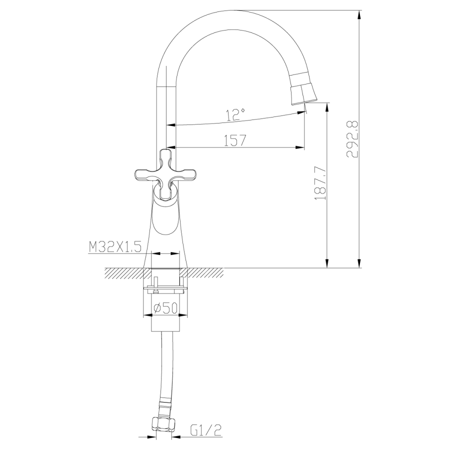 Lemark Duetto смеситель для раковины LM5706C