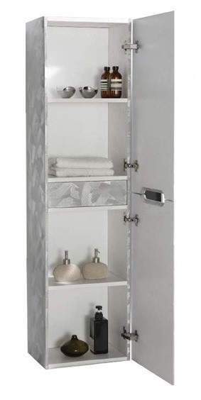 BelBagno LUXURY/SOFT-1500-2A-SC-ME-RIGHT Шкаф-пенал подвесной Metallo