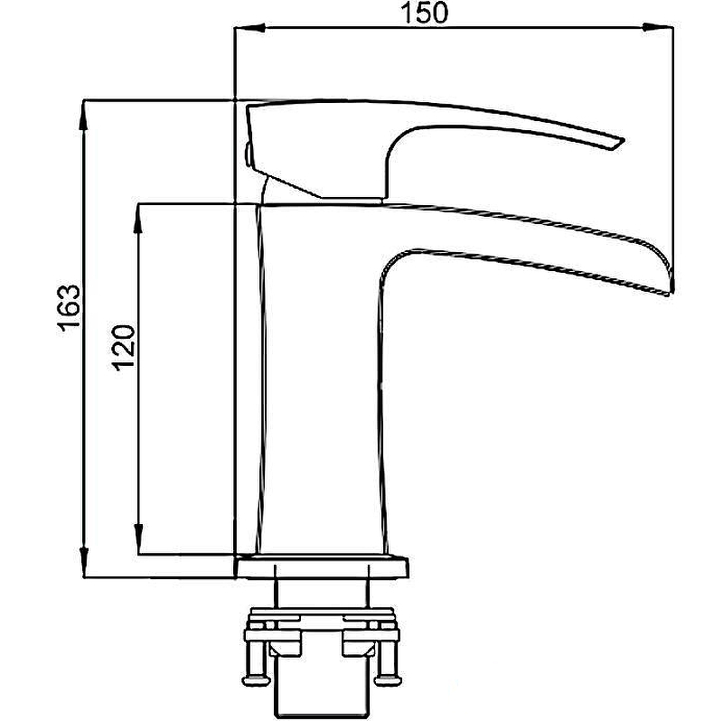 Смеситель для раковины Gappo Jacob G1007-30