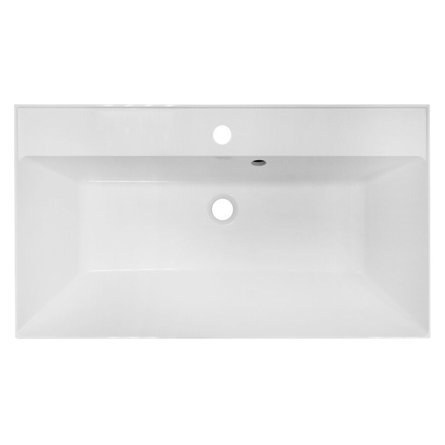 Комплект Azario Тумба Беллони 80/2Н белая матовая напольная с раковиной Астория 80 CS00098085