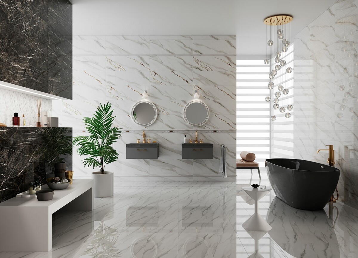 Плитка настенная 880 MDO1WT Eurotile Madison. 29.5x89.5