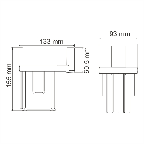 WasserKraft Abens держатель для освежителя K-3245