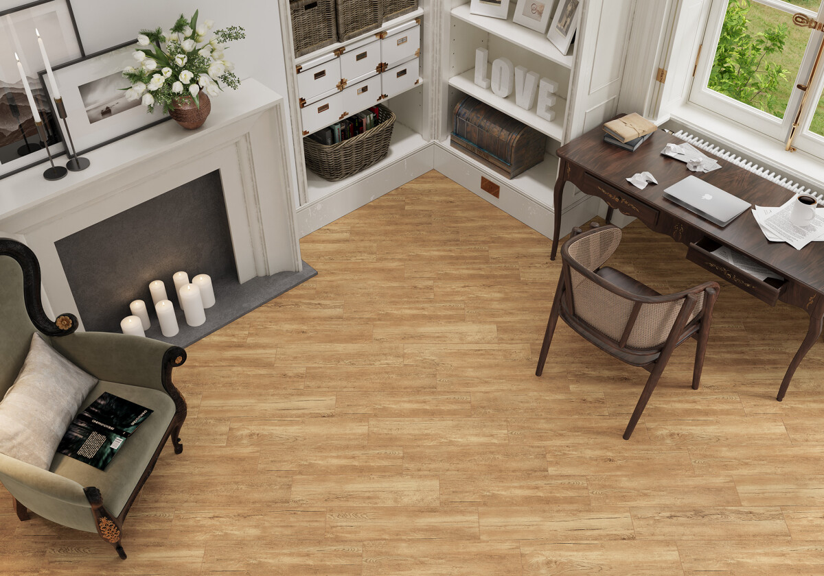 New Trend Шале коричневый / Chalet Brown Керамогранит 151 x 602 x 6.5 GP1560CHL21
