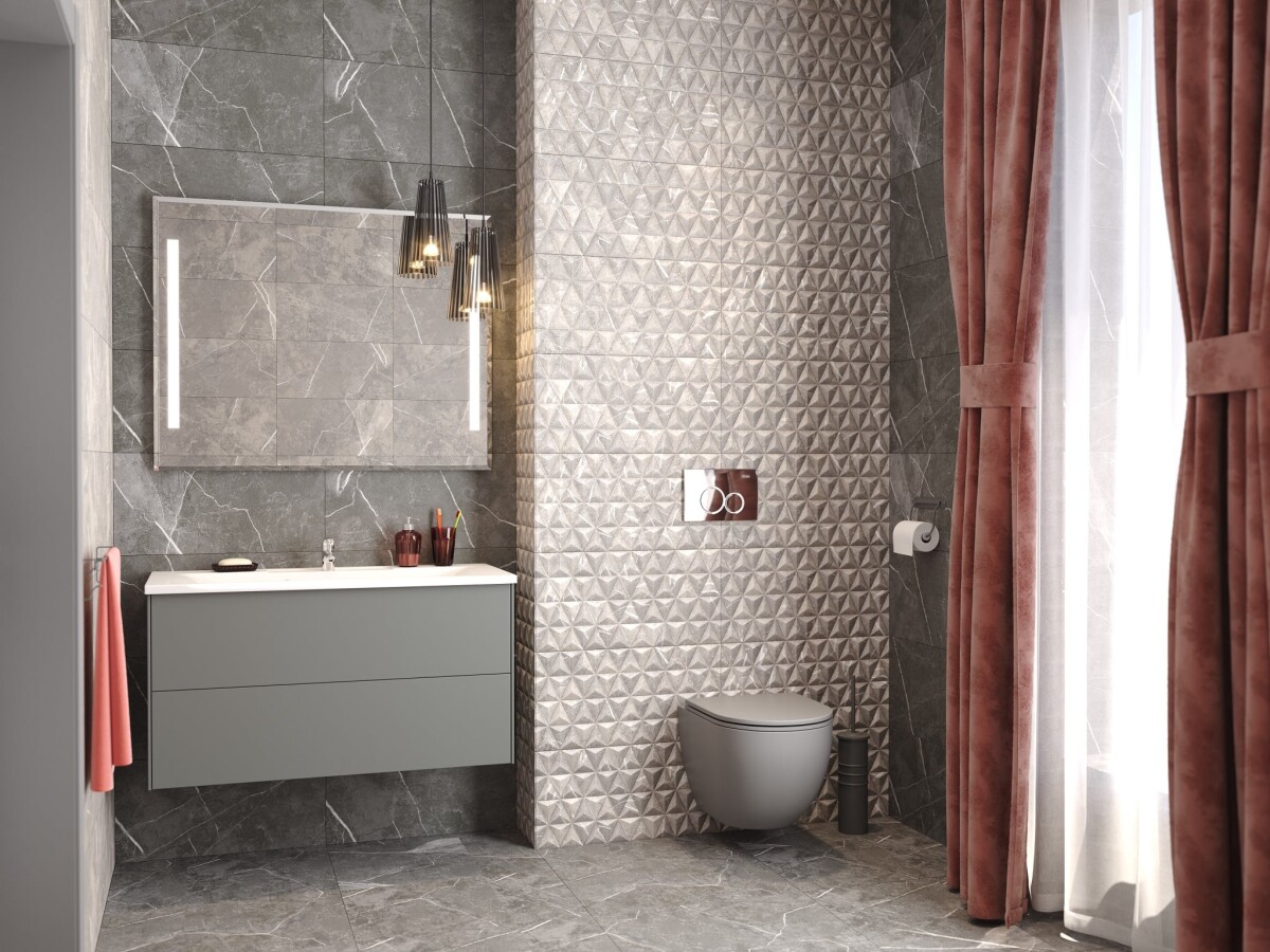 Керамическая плитка Cube Ceramica Hardrock Light 30*60 УТ000084585