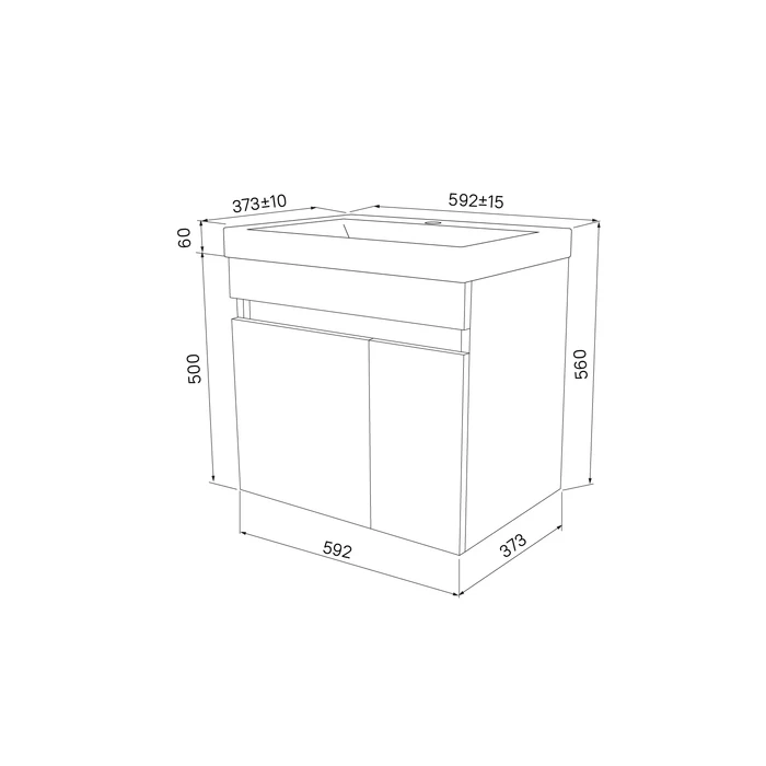 Iddis Zodiac тумба 60 см с раковиной белый ZOD6CD0i95K