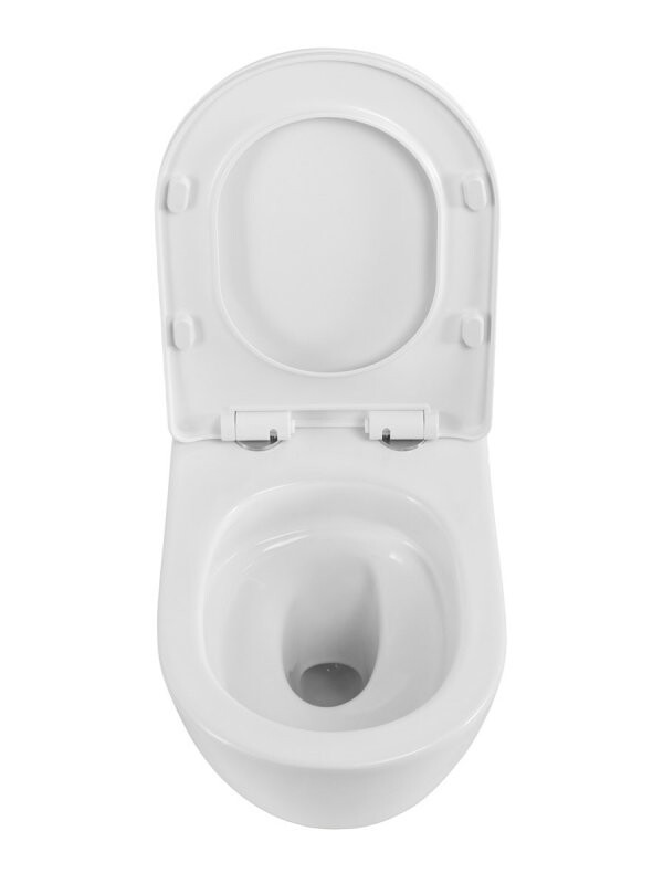 BelBagno MARINO-TOR BB7026CH-TOR/SC Унитаз подвесной безободковый с сиденьем и смывом TORNADO