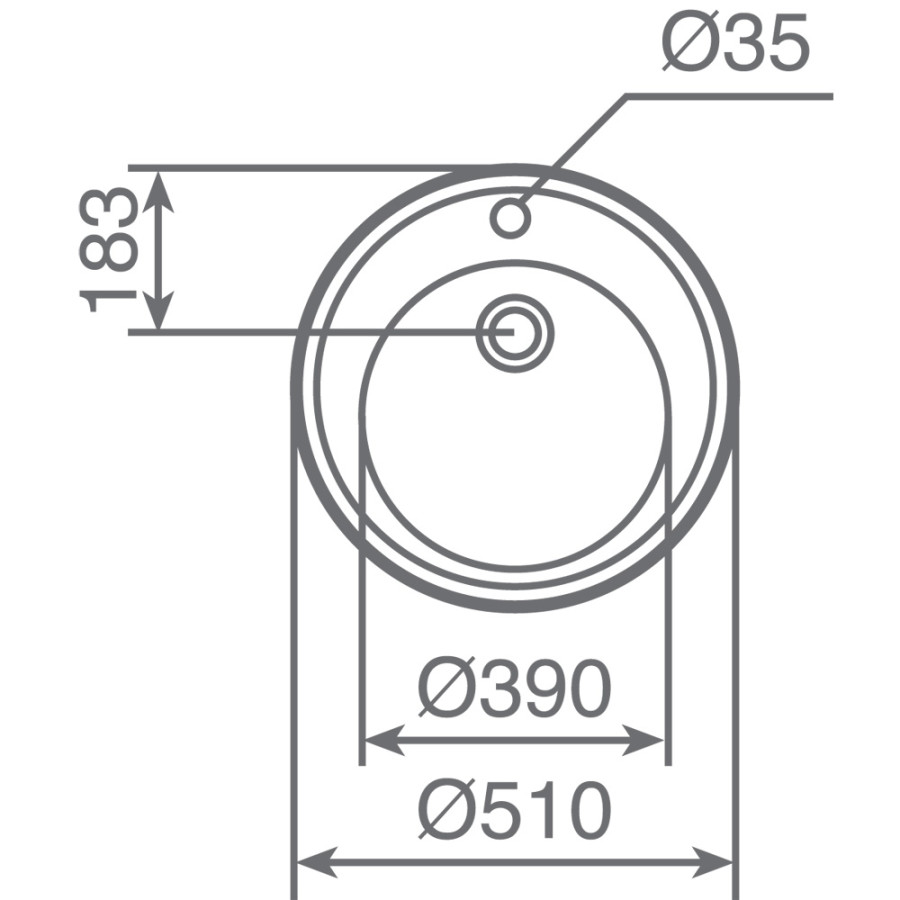 Teka Centroval PA115N3402 Мойка для кухни матовая 51х51 см