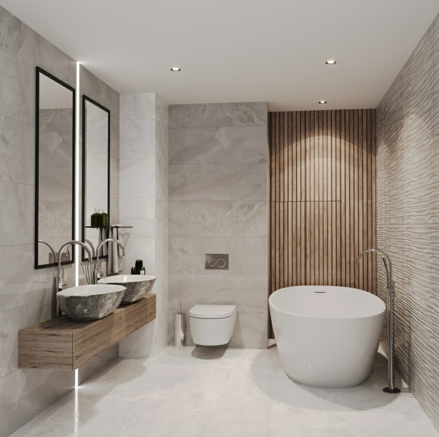 Плитка настенная 547 BGU2GY Eurotile Bottega 32,5x100