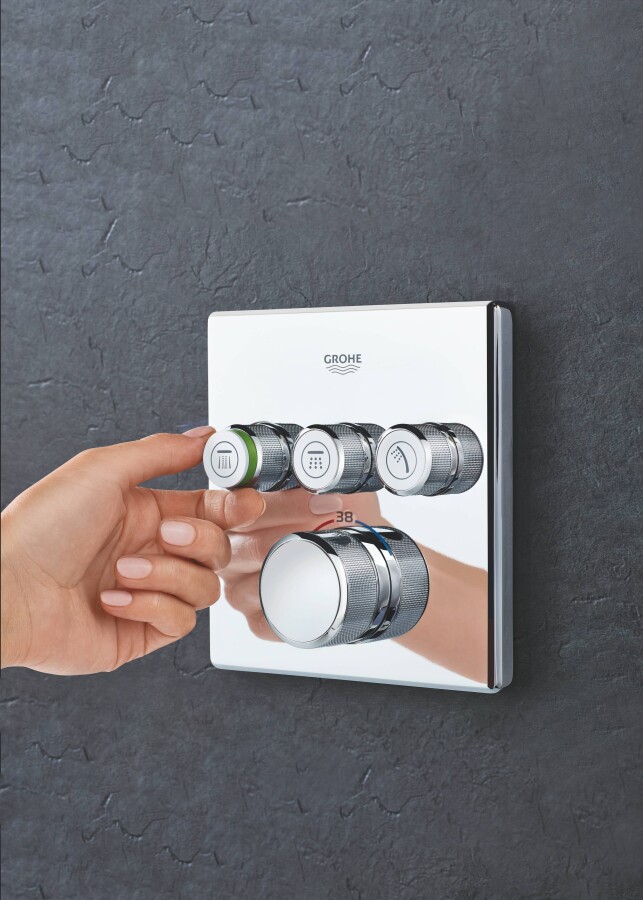 Grohe Grohtherm SmartControl 29126000 смеситель для ванны хром