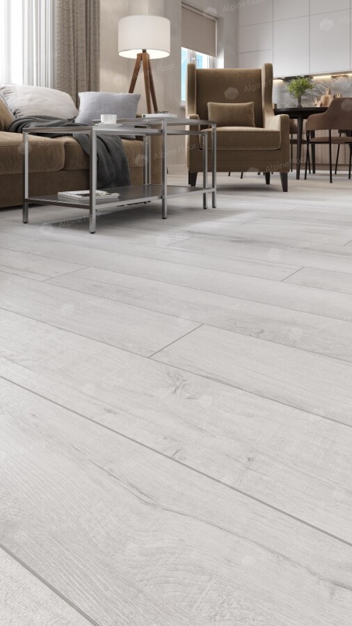 Alpine Floor Premium XL ABA SPC ламинат Дуб Морская Пена ECO 7-21 ABA New 1220 х 183 x 8 mm