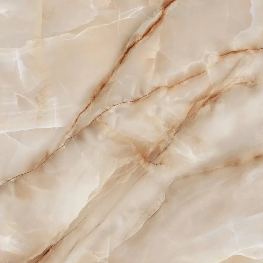 Керамогранит 6060ORO11P LCM Onyx Royal Latte Полированный 600 x 600 x 8 мм.