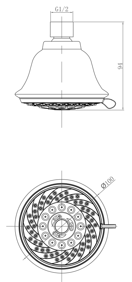 Lemark душевая лейка LM8040C