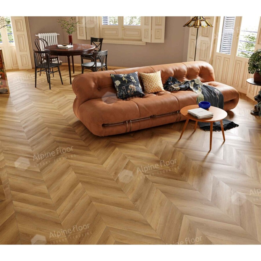 Alpine Floor Chevron Alpine SPC ламинат Баварский лес ЕСО 18-18 600х127х5 mm