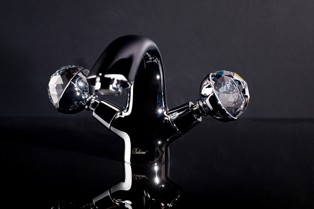 Смеситель для раковины Boheme Brilante Presente Хром с кристаллом Swarovski 351