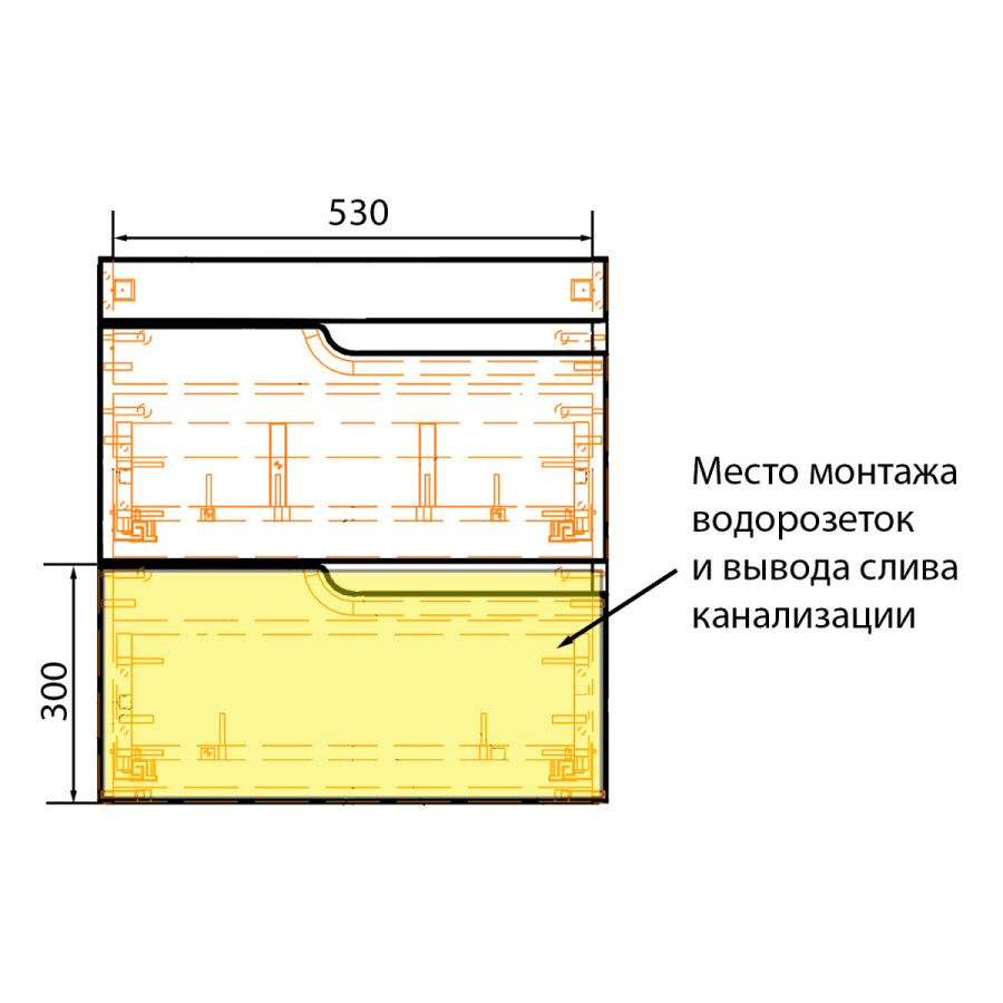 Комплект Тумба Azario KANTRI 60/2 605х405х650 подвесная, с раковиной Фостер 60, белый глянец CS00097248
