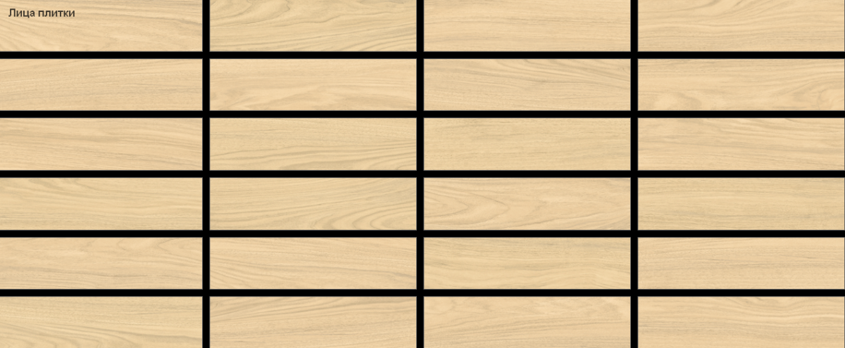 New Trend Мербау бежевый / Merbau Beige Керамогранит 151 x 602 x 6.5 GP1560ERB11