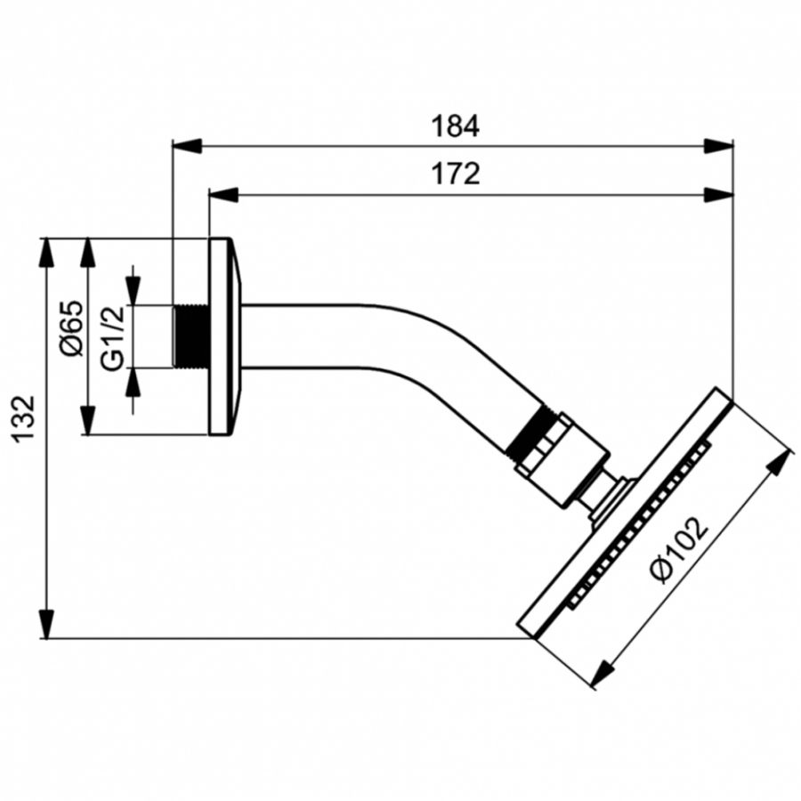 Ideal Standard душевая лейка B9436AA