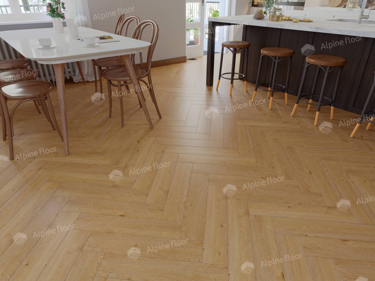 Alpine Floor Parquet Light SPC ламинат Дуб Хатиса ECO 13-27AB-R 600 х 125 х 4мм