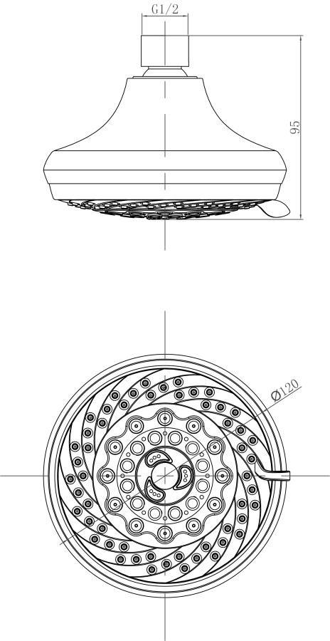 Lemark душевая лейка LM8042C