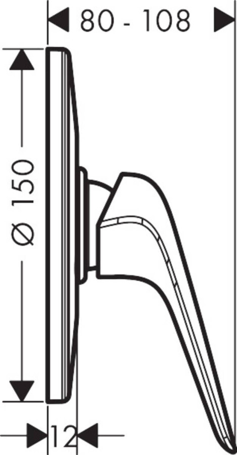 Hansgrohe Novus Смеситель для душа скрытый монтаж хром 71067000