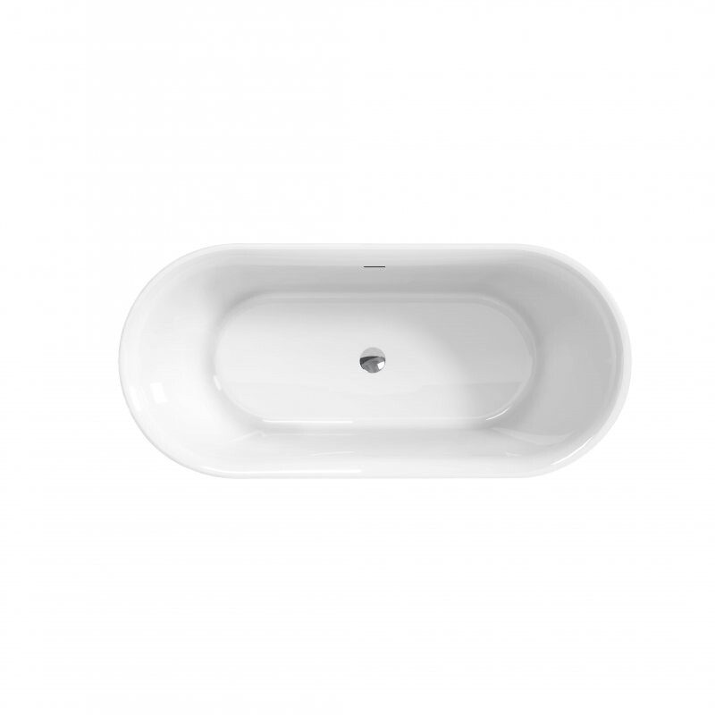 BelBagno BB706-1700-770 Акриловая ванна отдельностоящая овальная