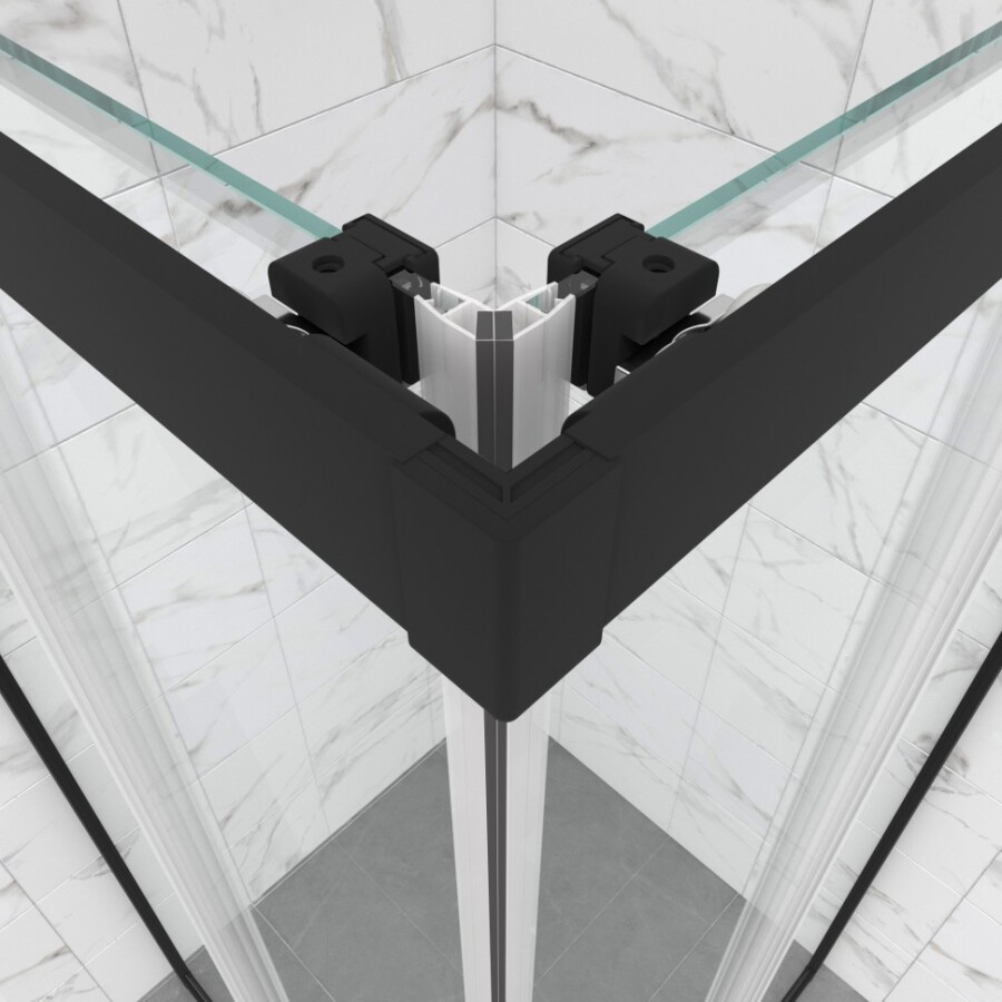 Душевая Ширма Triton pro Фикс-Блэк 120х90 Щ0000075495