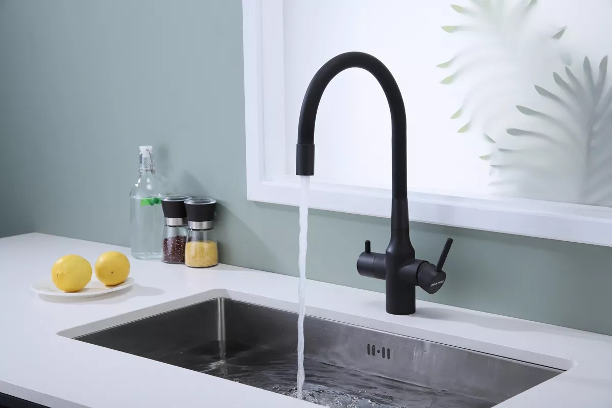 Смеситель для кухни под фильтр с гибким изливом Salix Sa213419-401