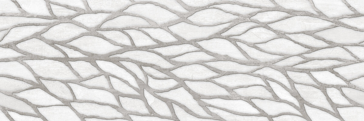 Керамическая плитка Cube Ceramica Craft Petals Gray 30*90 УТ000084529