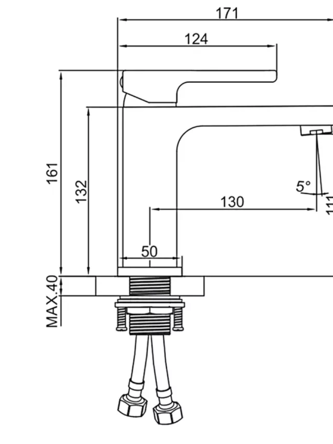 Смеситель для раковины GERHANS K27 K11027W