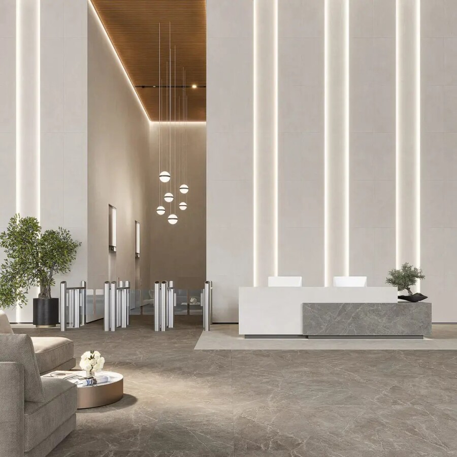 Керамический гранит Kerama Marazzi Прованс Эстерель серый светлый матовый обрезной 60x60x0,9 KM6060G0501R
