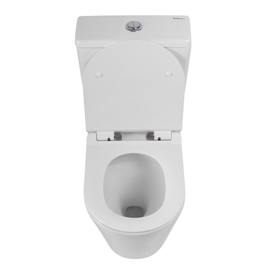 Унитаз-компакт безободковый BelBagno FLAY-TOR BB2149CP-TOR BB2149T