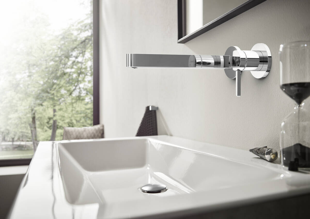 Hansgrohe Finoris Смеситель для раковины настенный хром 76050000