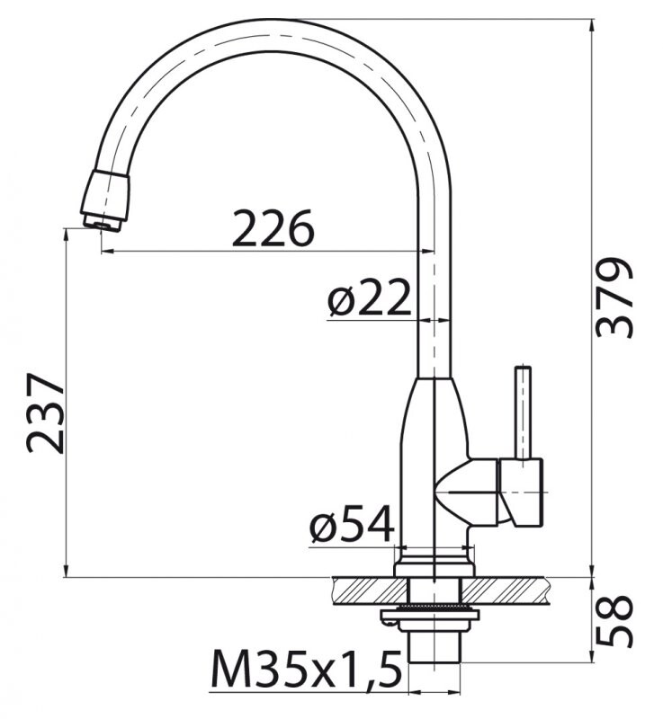 BelBagno смеситель для кухни BB-LAM09B-IN