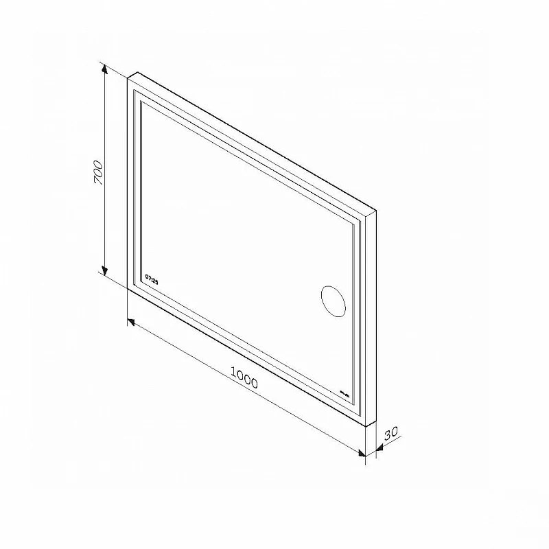 Am.Pm Gem зеркало 100 см с подсветкой M91AMOX1003WG