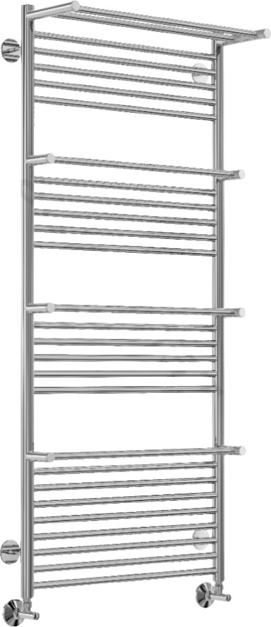 Terminus Аврора П27 полотенцесушитель водяной c полкой 300*1390