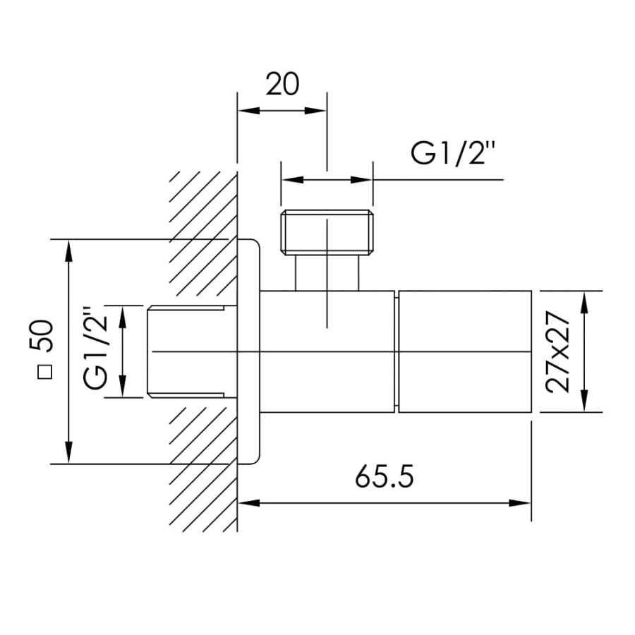 Imprese Grafiky угловой вентиль G1/2-G1/2 ZMK041807001