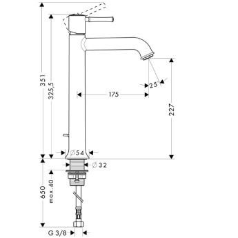 Hansgrohe Talis Classic 14116000 смеситель для раковины хром