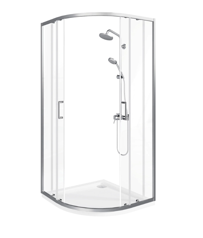 BAS Lite R-100-C-CH душевое ограждение 1000х1000х1900 Хром ЛТ00003